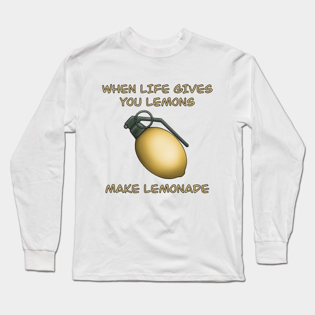 Make Lemonade Long Sleeve T-Shirt by Firestorm Fox